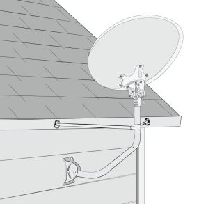 tv antenna on roof
